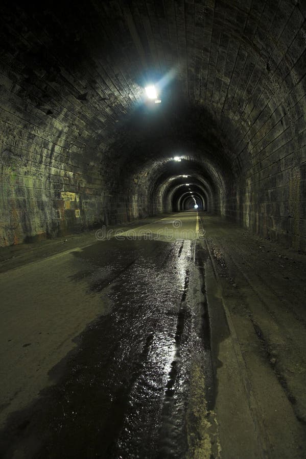 Underground Tunnel stock photo. Image of haunting, dark 7877010