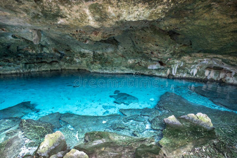 Underground waterhole. stock images