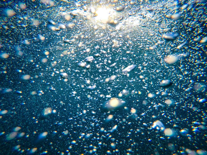 Underwater air bubbles stock photo. Image of bright, depth 98168126