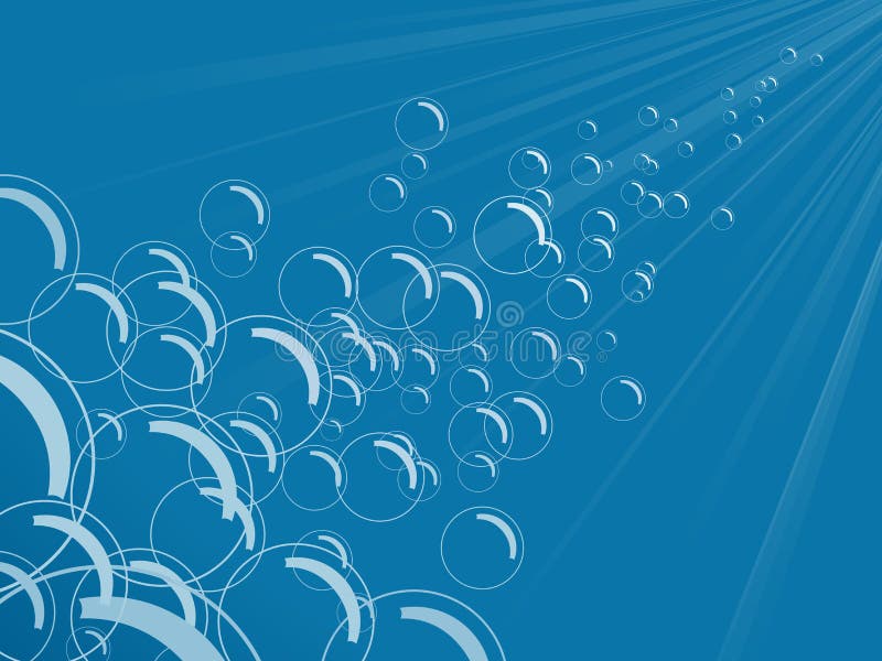 Underwater bubbles stock illustration. Illustration of water 8236665