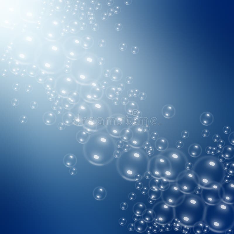 Underwater bubbles stock vector. Illustration of drink 5282176