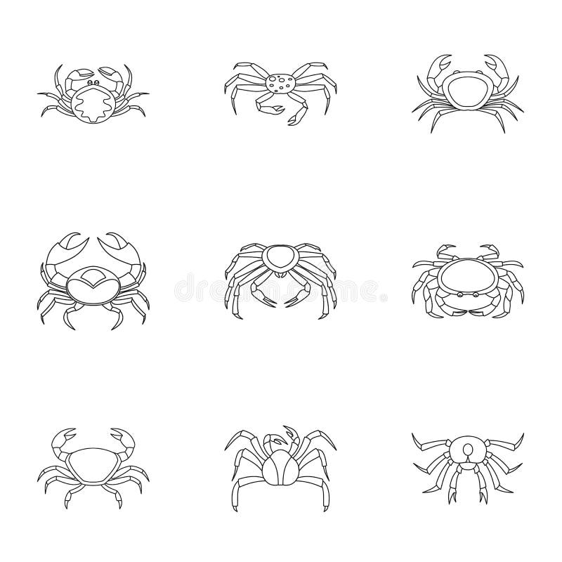 crab underwater drawing