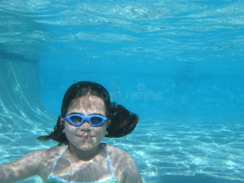 Underwater Girl stock image. Image of summer, sport, water - 10678439