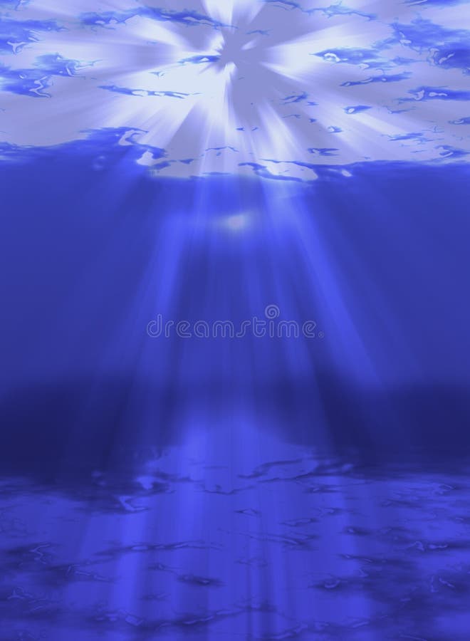 Underwater Light stock illustration. Illustration of snorkle - 10707538