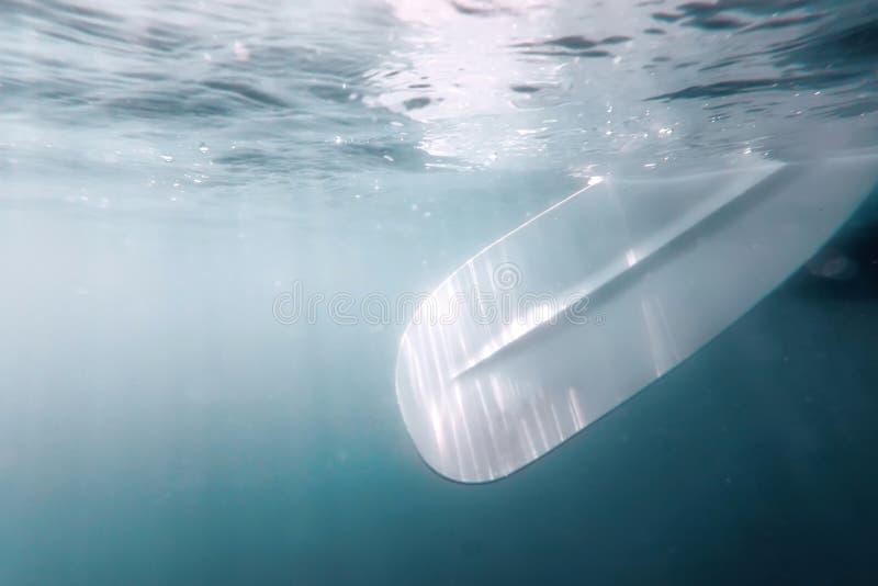 Underwater Paddle, Sand up Paddle Boarding Underwater View stock photos Underwater Paddle, Sand up Paddle Boarding Underwater View stock photos