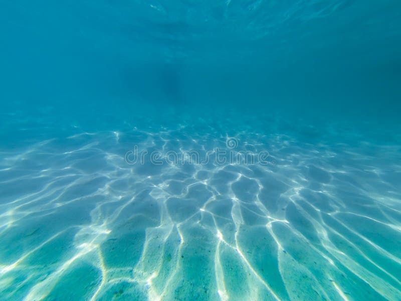 Underwater With Sands And Natural Light Stock Photo Image of