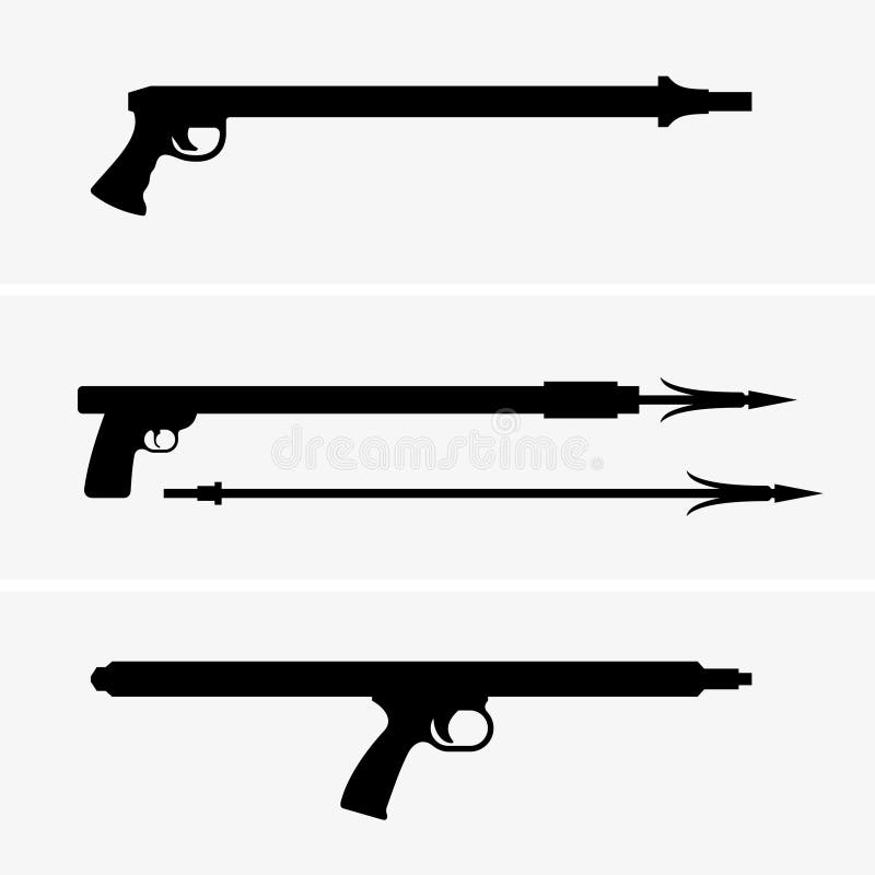 Fishing Gun Stock Vector Illustration and Royalty Free Fishing Gun, fish  gun drawing 