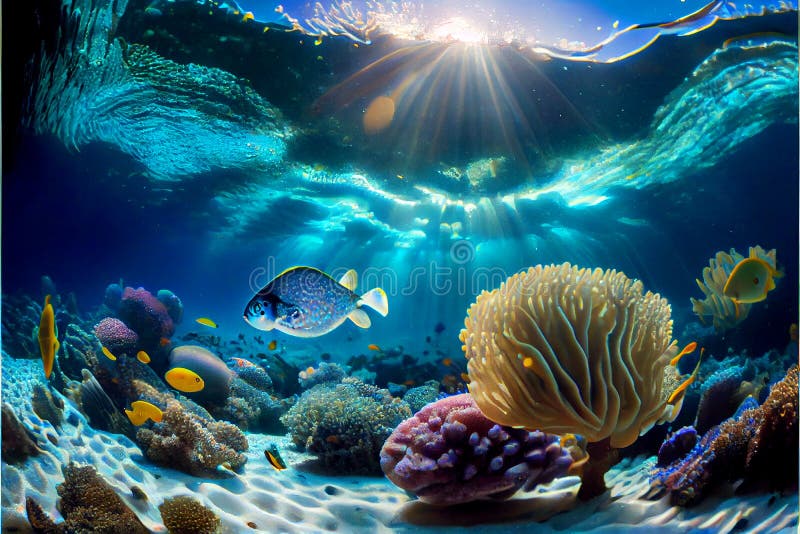 Tropical Fish Tank Aquarium Stock Image - Image of colourful, warm ...