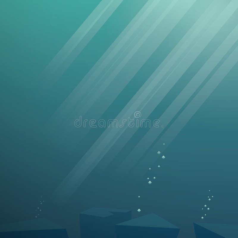 Underwater vector background. Sea scene with vector illustration Underwater vector background. Sea scene with vector illustration