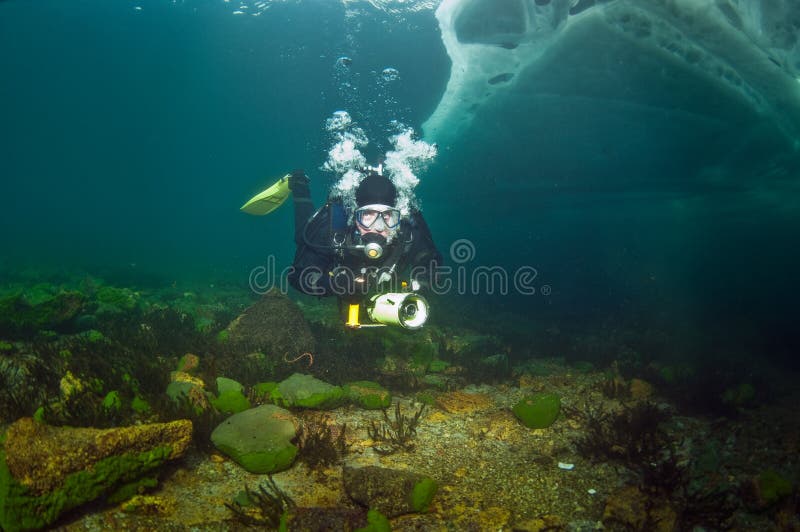 Underwater video operator Baikal