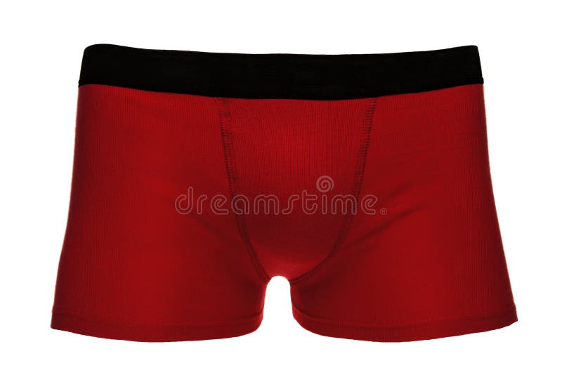 Red model men underwear stock photography Red model men underwear stock photography