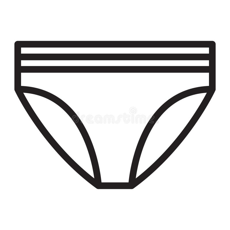 Underwear Fashion Logo Set, Simple Style Stock Vector - Illustration of ...