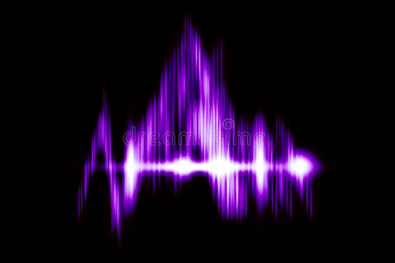Undă luminoasă abstractă sumară stock illustration