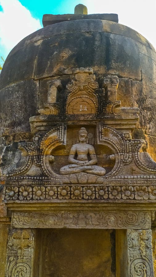 Une architecture ancienne de ancienne civilisation stupa de Bouddha image libre de droits