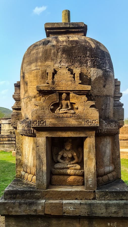 Une architecture ancienne de ancienne civilisation stupa de Bouddha photo stock