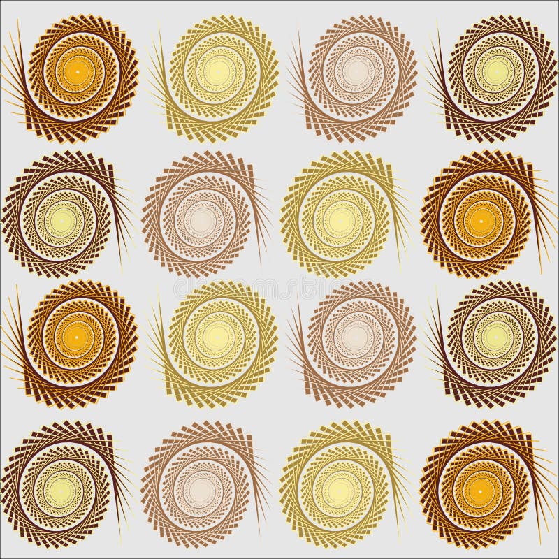 Une conception de répétition frappante de modèle sur un fond pâle illustration stock Une conception de répétition frappante de modèle sur un fond pâle illustration stock