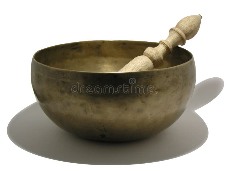 Une cuvette bouddhiste de chant photos stock Une cuvette bouddhiste de chant photos stock