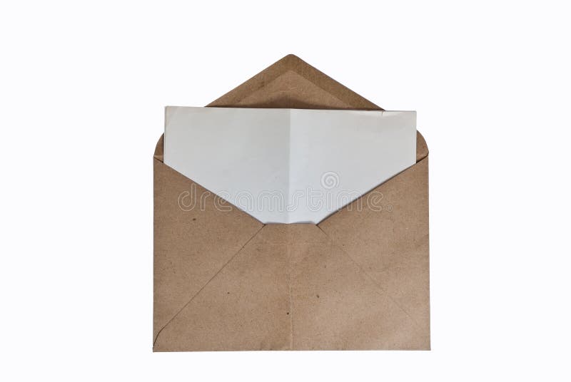 Une enveloppe de cru image stock Une enveloppe de cru image stock