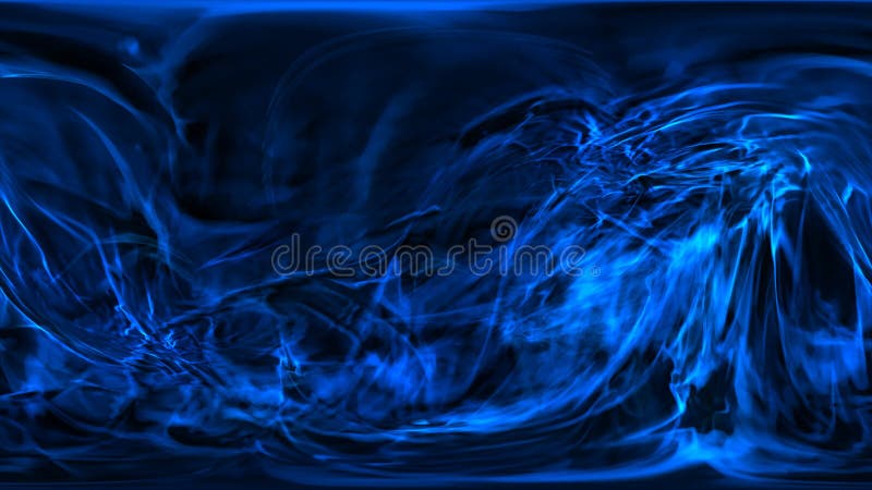 Une image abstraite vibrante d'énergie bleu vif explosant dans l'obscurité, ressemblant à un fond cosmique ou numérique illustration libre de droits