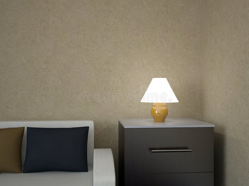 Une petite lampe illustration de vecteur Une petite lampe illustration de vecteur
