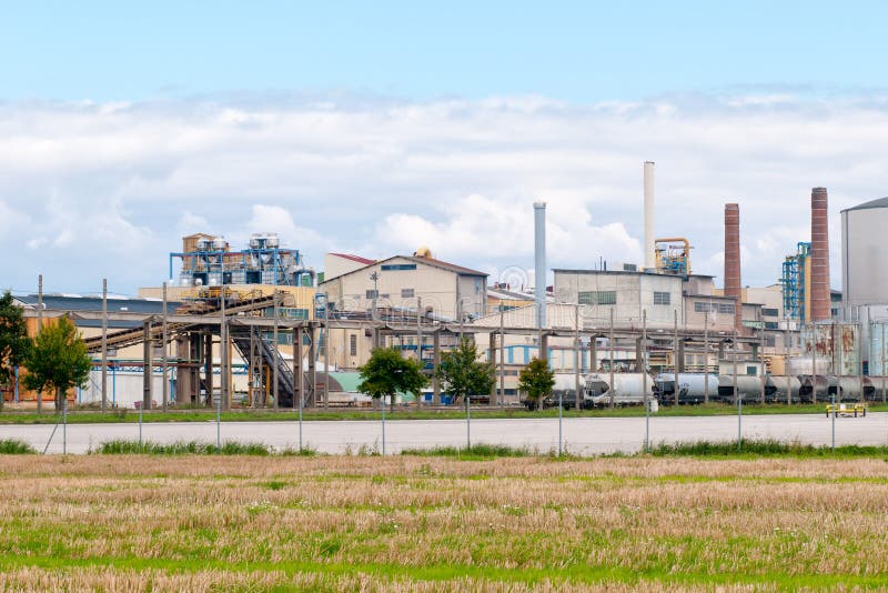 Une usine de moulin de sucre photo stock Une usine de moulin de sucre photo stock