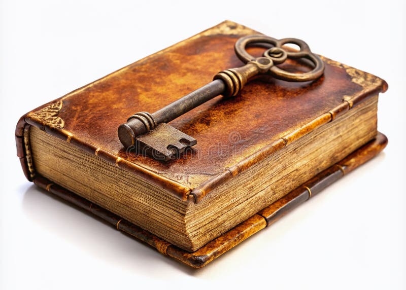 Unearthing Wisdom: a Vintage Book and Key Symbolize the Timeless ...