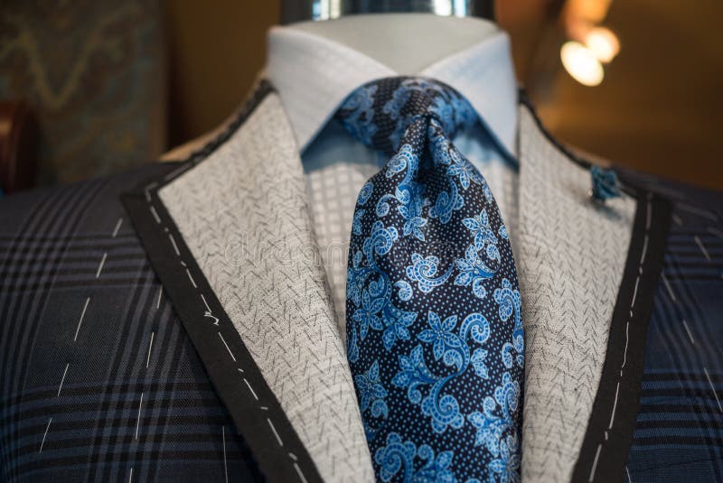 Unfinished Jacket at a Tailor Shop Stock Image - Image of bespoke