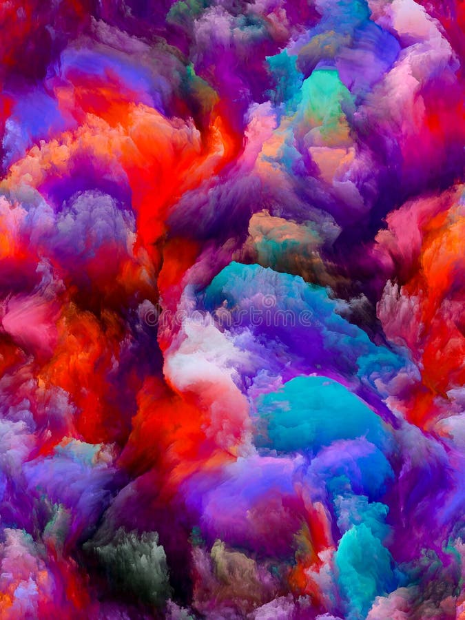 Unfolding of Thick Paint stock illustration. Illustration of texture 147328570