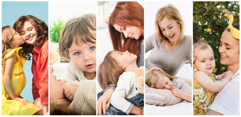 Ung moder och hennes liten dotter som kramar och kysser arkivbilder Ung moder och hennes liten dotter som kramar och kysser arkivbilder