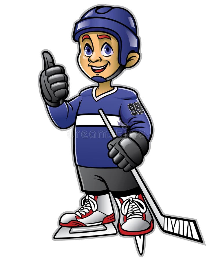 Ungar som spelar ishockeyn royaltyfri illustrationer Ungar som spelar ishockeyn royaltyfri illustrationer