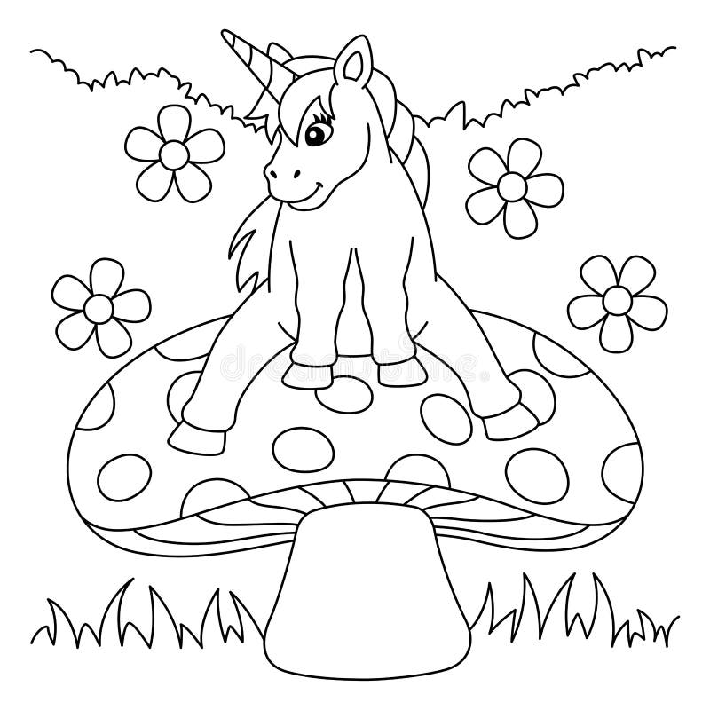 Cogumelo kawaii para colorir - Imprimir Desenhos