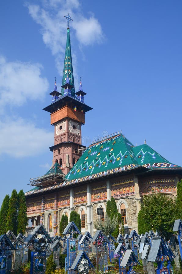 Merry Cemetery in Sapanta, Maramures County, Romania