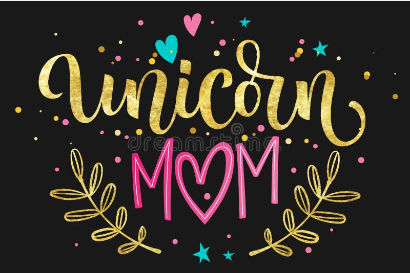 Unicorn Mom Shirt, Watercolor Pink And Gold Unicorn Unicorn Mom Shirt, Watercolor Pink And Gold Unicorn
