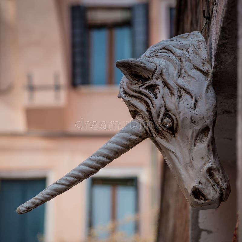 Unicorn sculpture stock image. Image of lateral, artistic 51598077