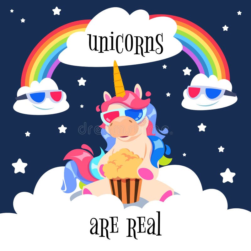 Unicorno magico sveglio con l'arcobaleno Cavallino di fantasia sulle nuvole Progettazione di vettore della carta da parati dell'u illustrazione vettoriale Unicorno magico sveglio con l'arcobaleno Cavallino di fantasia sulle nuvole Progettazione di vettore della carta da parati dell'u illustrazione vettoriale