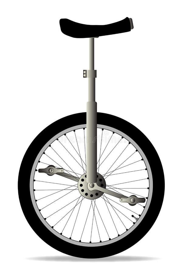 Unicycle Clipart Black And White