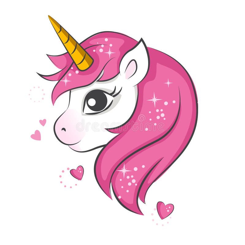 Unicórnio pequeno bonito ilustração royalty free Unicórnio pequeno bonito ilustração royalty free