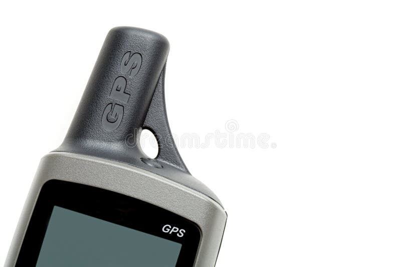 Unidad Handheld del GPS foto de archivo libre de regalías Unidad Handheld del GPS foto de archivo libre de regalías
