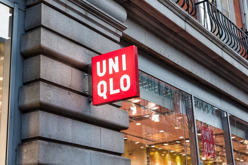Uniqlo Logo Fashion Retail Shop Front Editorial Stock Photo - Image of ...