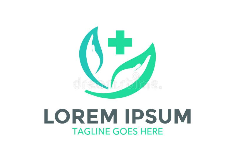 Unikalny i stoi out medycznego loga również zwrócić corel ilustracji wektora _ ilustracja wektor