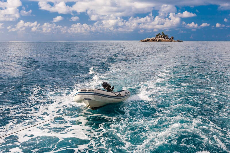 Uninhabited island - view from the sea