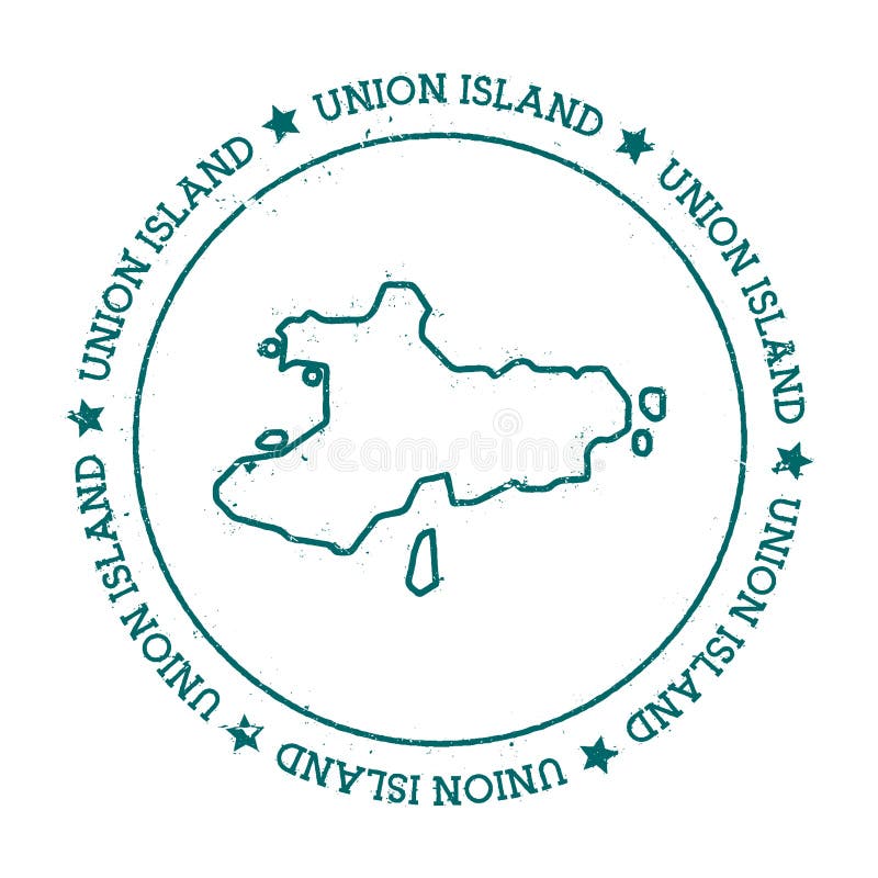 Union Island vector map. stock vector. Illustration of america - 102351831