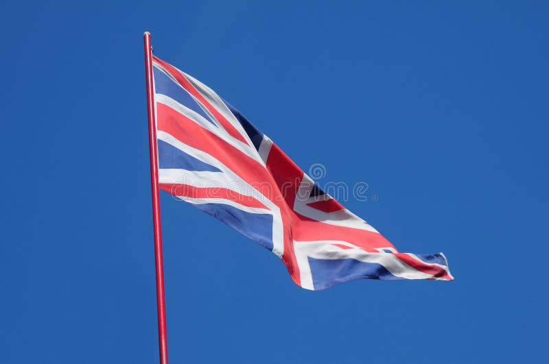 Union Jack stock photo. Image of flying, blue, royalty 276702