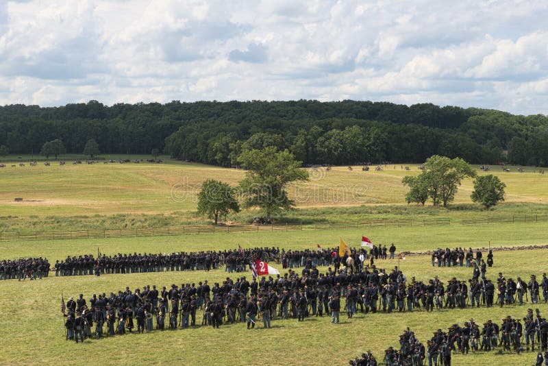 Union soldiers at Gettysburg