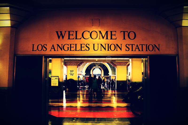 Union Station,LosAngeles,CA Editorial Stock Image - Image of affordable ...