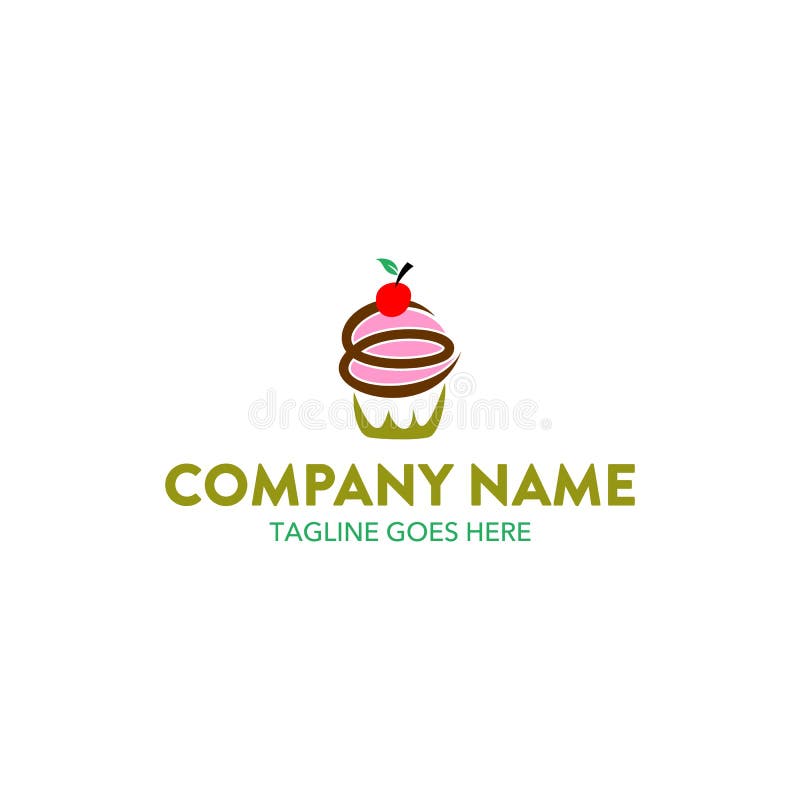 Unique Bakery Logo Template Vector Editable Stock Vector