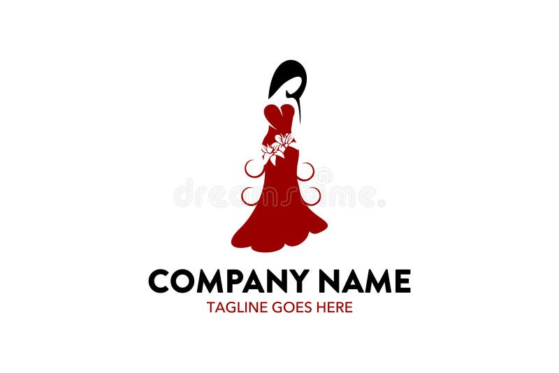 Unique Fashion Boutique Logo Template Stock Vector - Illustration of ...