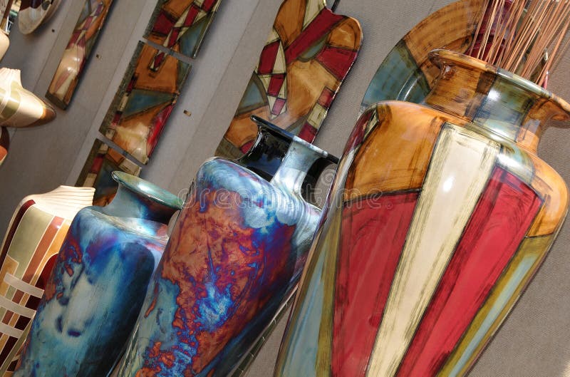 Unique Handcrafted Vases stock photo. Image of beautiful 5404674