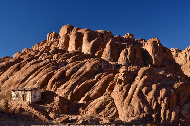 Unique Landscape of Mount Sinai Stock Photo Image of nature, pile
