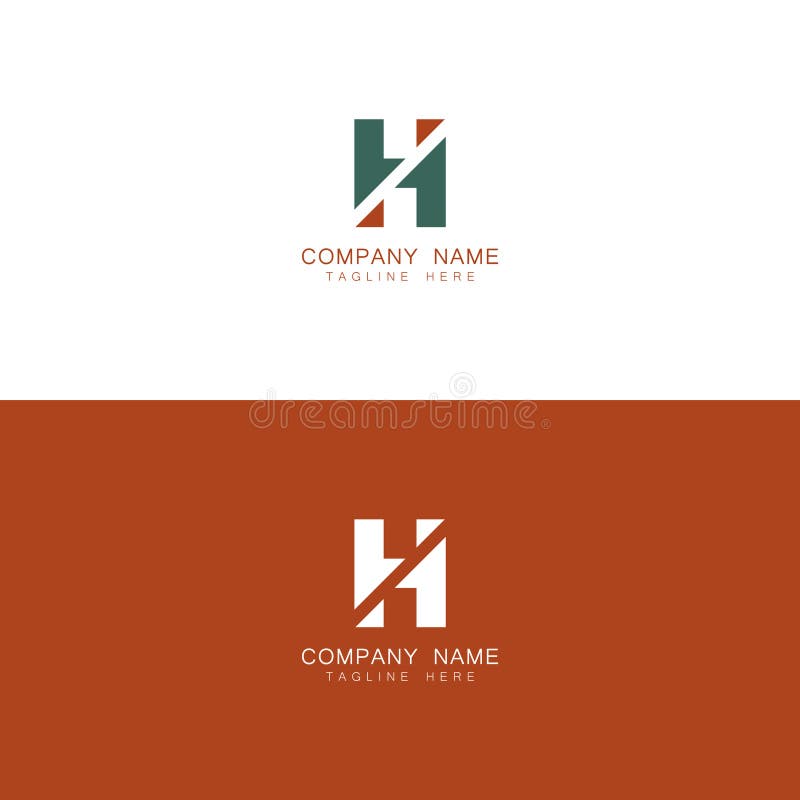 Unique and modern H1 initial logo design vector illustration